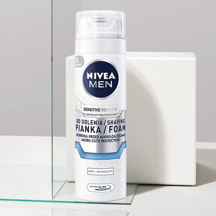 Spumă de ras, Nivea, Men Sensitive Recovery, 200ml