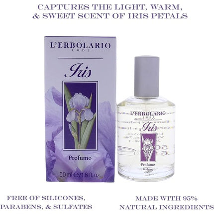 L'Erbolario Iris Tonic Perfumed Water 50 Milliliters