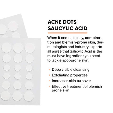 Patchuri Acnee, Breakout Aid Emergency Dots cu Acid Salicilic, 48 Piese, Translucide