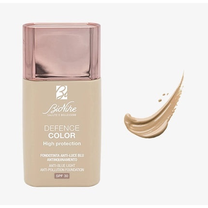 Cremă colorată Bionike Defence Color High Protection Antiblue Light Pollution 303 Sable, 30 ml