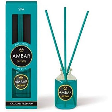 Diffuzor mirosuri Ambar Perfums, Tienda Tienda Mikado SPA, 30ml, sticlă turcoaz