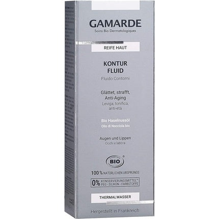 Ser de față Gamarde Bio-Cosmetics Contour Fluid, 20g, formulă anti-îmbătrânire