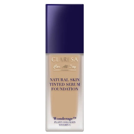 Fundatie Claresa Natural Skin Tinted Serum Foundation, 2WO Medium Olive