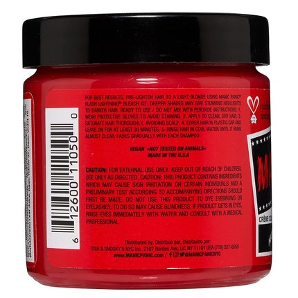 Vopsea păr, Manic Panic, Red Passion, semi-permanentă
