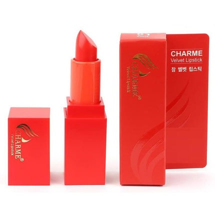 Baton de buze Charm Velvet Lipstick 322, culoare roșu intens