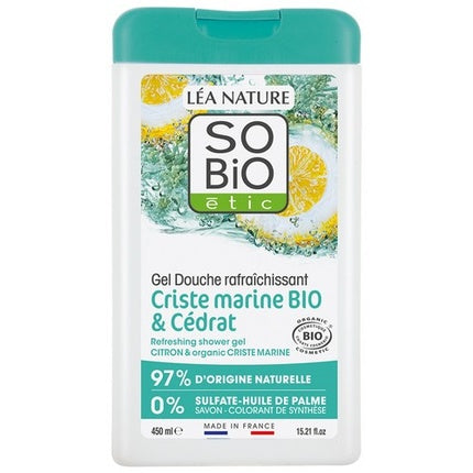 Gel de duș Lea Nature So Bio Etic Criste marine & Cedrat 450ml