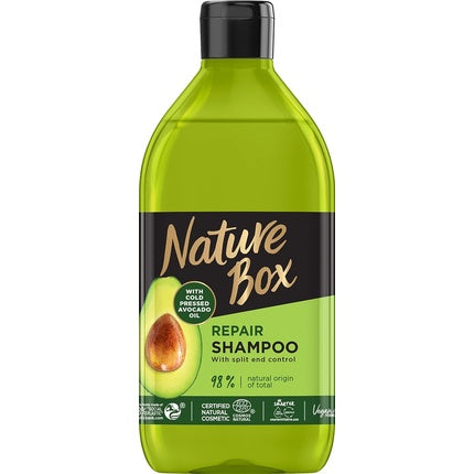 Șampon Nature Box Repair, 385 ml, Ulei de avocado