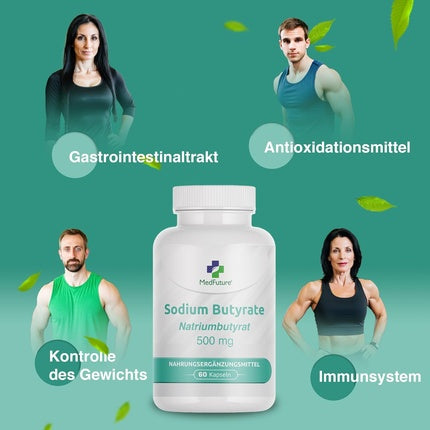 Capsule Medfuture Sodium Butyrate 500mg - 60 Capsule