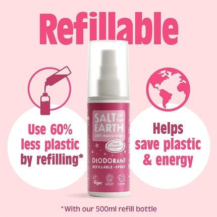 Deodorant spray, Salt Of The Earth, natural, vegan, 100ml