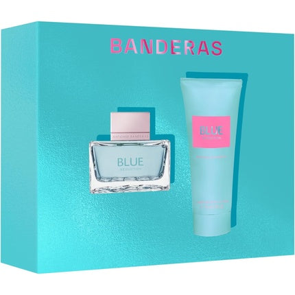 Set Cadou Parfum, Antonio Banderas, Blue Seduction Woman, 50ml + Lotiune de Corp 75ml