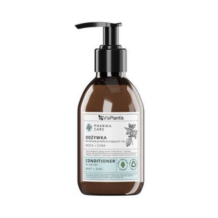 Odorizant Vis Plantis Pharma Care pentru Păr Uleios, 300ml, Maro cu dozator negru