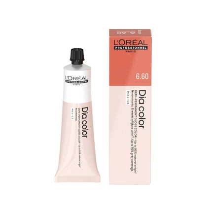Vopsea de păr, L'Oréal Professionnel, Dia Color 6.60, 60ml, ton roșu