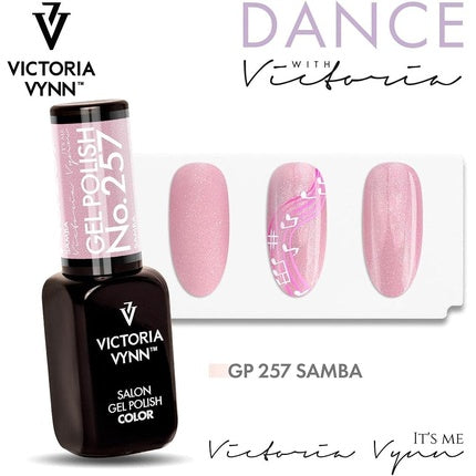 Gel Polish Victoria Vynn No. 257 Samba, Culoare roz pal, Capacitate 40ml