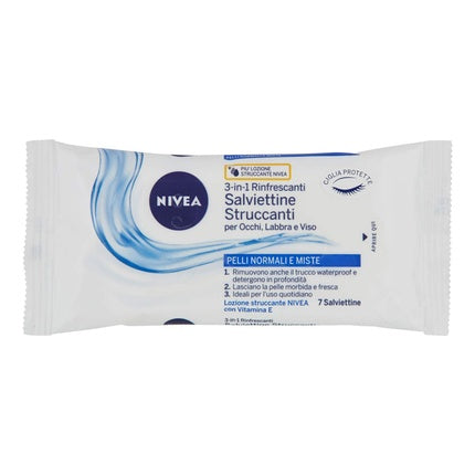 Șervețele Demachiante, Nivea, Piele Normală, 3-in-1