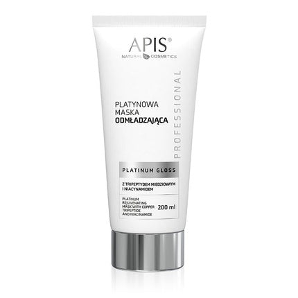Masca facială Apis Platinum Glanz, cu tripeptid de cupru și niacinamidă, 200ml