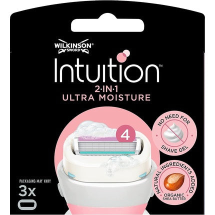 Rezerve aparat de ras, Wilkinson Sword, Intuition Ultra Moisture, 3 lame