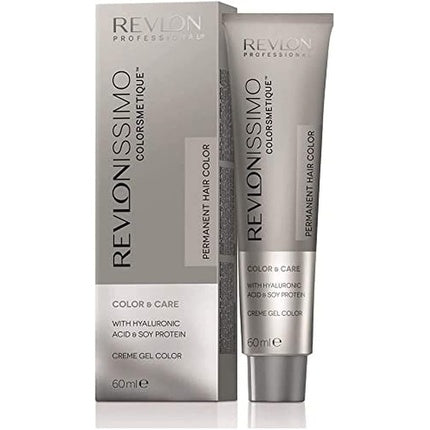 Vopsea de par permanenta, Revlon, Revlonissimo Colorsmetique, 4.3 Saten Auriu, 60ml