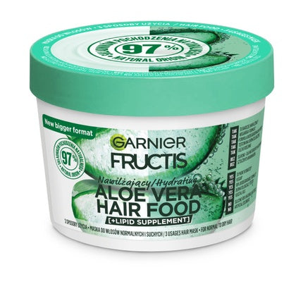 Mască de păr hidratantă Garnier Fructis Aloe Vera, 400ml
