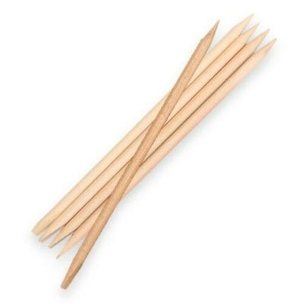 Bețe de manichiură, Top Choice, 7040, lemn natural, vârf ascuțit, set