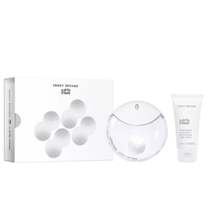 Set cadou Issey Miyake A Drop d'Issey, 50ml EDP + 50ml cremă de mâini
