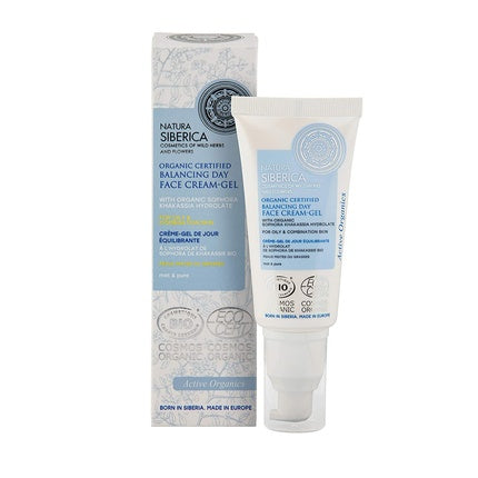 Cremă gel față, Natura Siberica, echilibrare, 50 ml