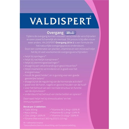 Supliment Vitamine, Valdispert, Overgang 10 in 1, 60 Tablete