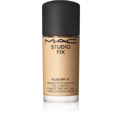 Fundament Mac Cosmetics Studio Fix Fluid SPF 15, Matte, Culoare Bej