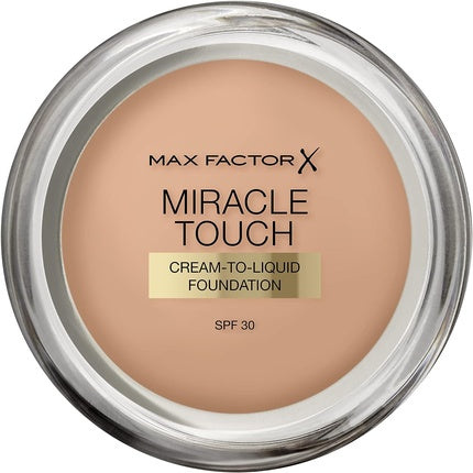 Fond de ten crema-to-lichid, Max Factor, Miracle Touch, SPF 30, 11.5g