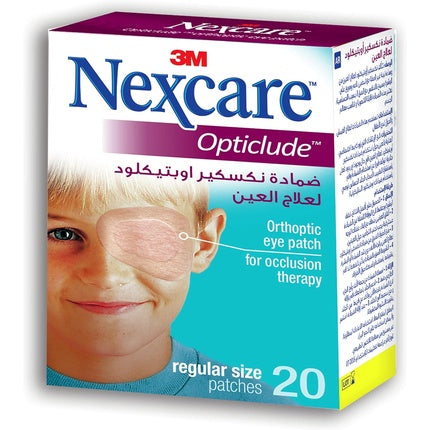 Plastru pentru ochi Nexcare Opticlude, dimensiune regulată, culoare bej
