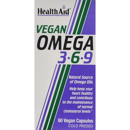 Supliment Omega 3-6-9, HealthAid, vegan, 60 capsule