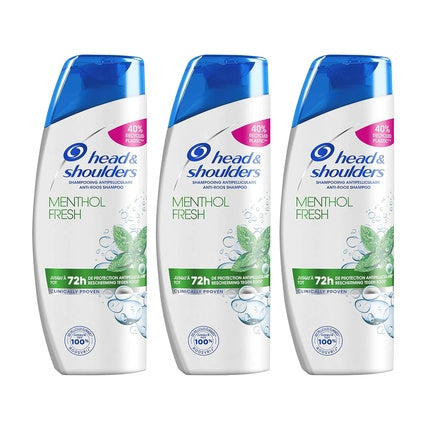 Șampon Head & Shoulders Menthol Fresh, 285ml, set 3 bucăți