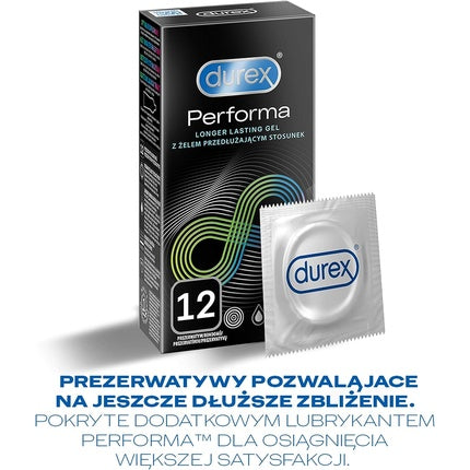 Prezervative Durex Performa, 12 bucati