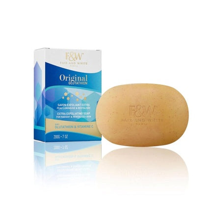 Fair & White Săpun Exfoliant Glutathione și Vitamina C, 200g