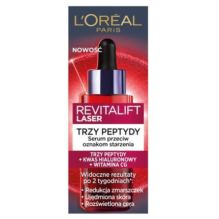 Serum Anti-îmbătrânire L'Oreal Paris Revitalift Laser 3 Peptide, 30ml