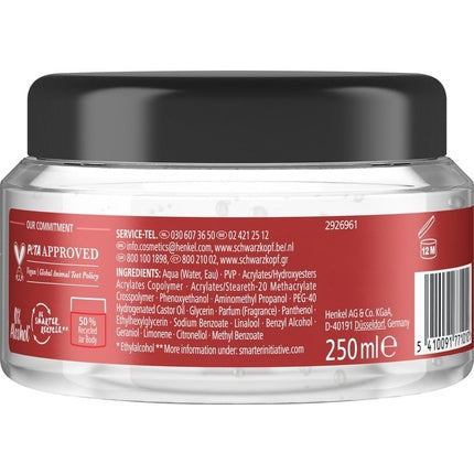 Gel de păr Taft V12 Power Gel, 356g, roșu