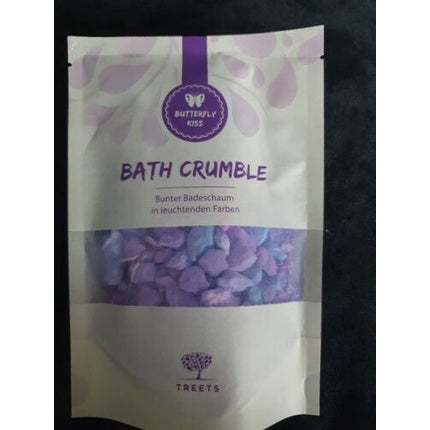 Sare de baie Treets Bath Crumble Butterfly Kiss, mov, 500g