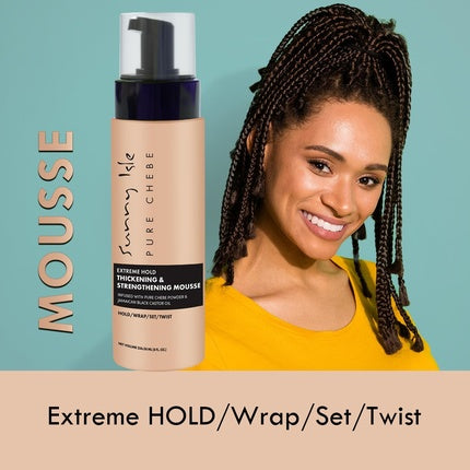 Mousse Sunny Isle Pure Chebe Extreme Hold, 236 ml