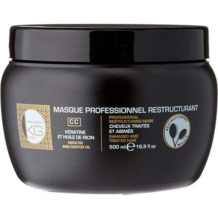 Masca de păr Keragold Pro Keratin/Ricin Oil, 500ml