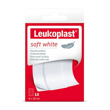 Bandaje Leukoplast Soft White 6 x 10 cm, alb