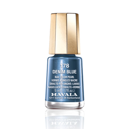 Esmală Unghii Mavala N.178 Denim Blue, 5ml