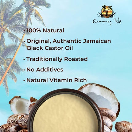 Butter corp Sunny Isle, Jamaican Black Castor Oil Coconut, 236ml
