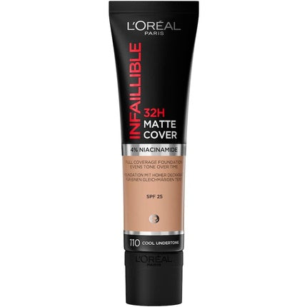 Fond de ten, L'Oréal Paris, Infallible 24H Matte Cover, Rose Vanilla