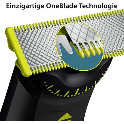 Trimmer Philips OneBlade Pro, Negru, Accesorii