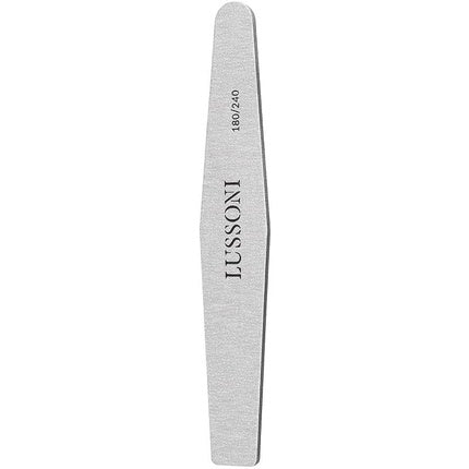 Pila pentru unghii Lussoni Diamond Zebra, 180/240 Grit, Pack de 25