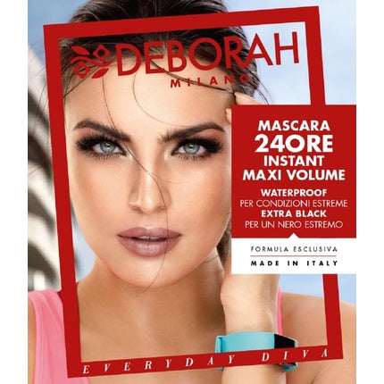 Mascara Deborah 24 Hour Instant Maxi Volume, 11g, Negru