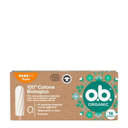 Tampon o.b. Organic Super, 16 bucăți