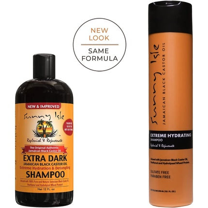 Șampon Sunny Isle Jamaican Black Castor Oil pentru hidratare extremă și descurcare, 355ml