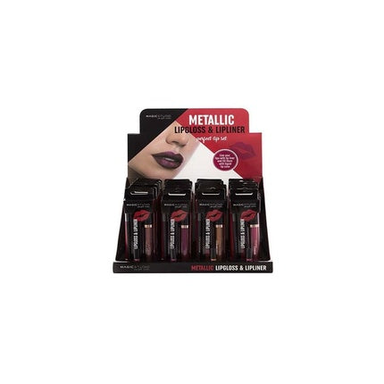 Ruj Magic Studio, Metallic, Trio Set, diverse culori