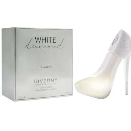 Perfum Giverny White Diamond Woman, Eau de Parfum, 100 ml, stiletto alb