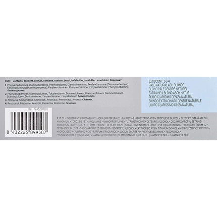 Vopsea de par permanenta, Revlon Revlonissimo Colorsmetique, Blond Extra Deschis Cenusiu Natural, 60ml